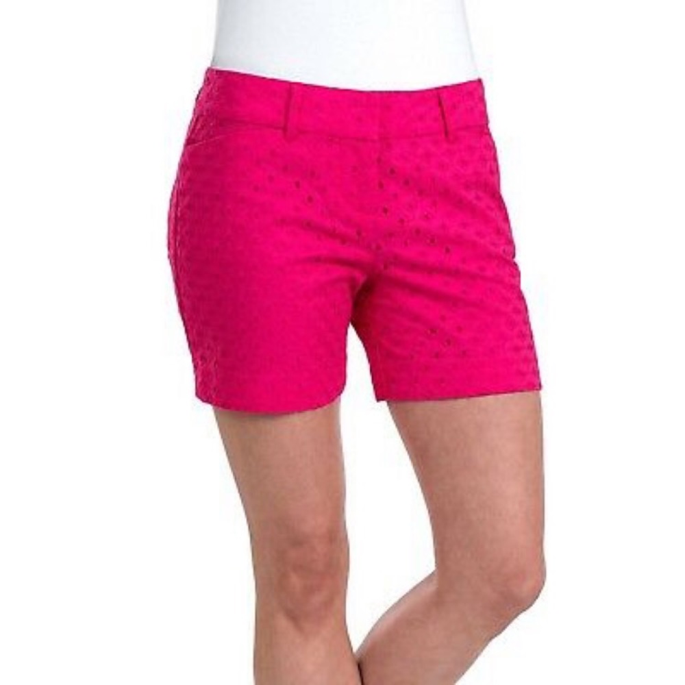 {The Limited} Hot Pink Eyelet 5” Shorts Size 6